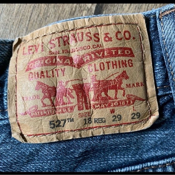 Levi Strauss 527 Cut Off Jean Shorts - Picture 3 of 4